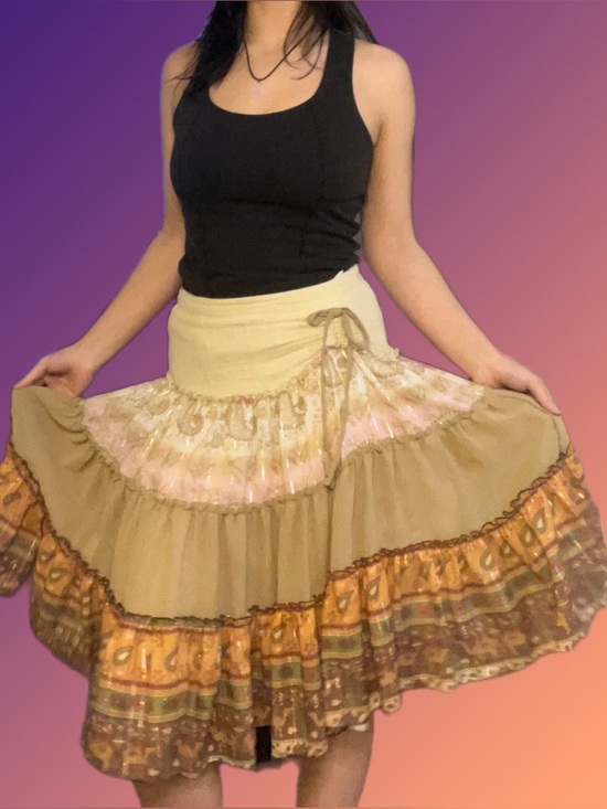 serious Dresses & Skirts - boho Tiered Midi Skirt